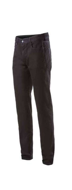 מכנסי רכיבה ג'ינס  COPPER V2 בצבע שחור