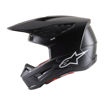 קסדת שטח ALPINESTARS S-M5 SOLID שחור מט