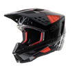 קסדת שטח ALPINESTARS S-M5 ROVER אפור/שחור/אדום