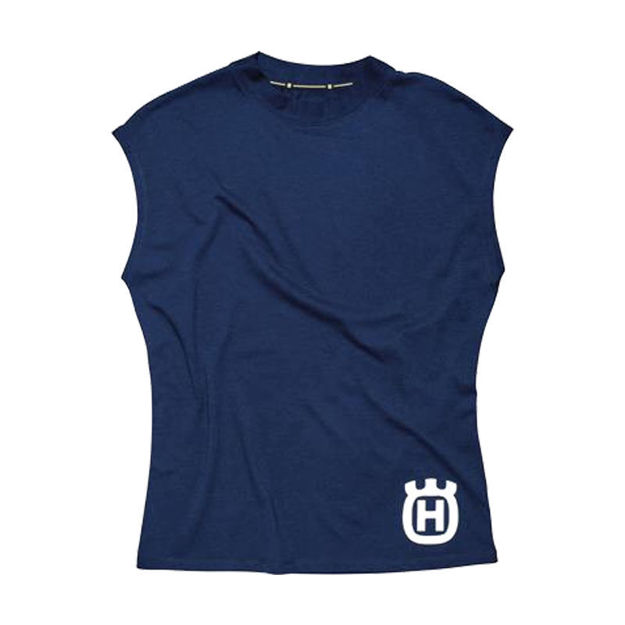 תמונה של HUSQVARNA - WOMEN'S INVENTOR TEE BLUE