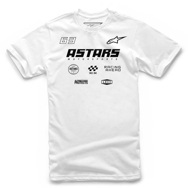 תמונה של חולצת טי MULTI RACE לבן