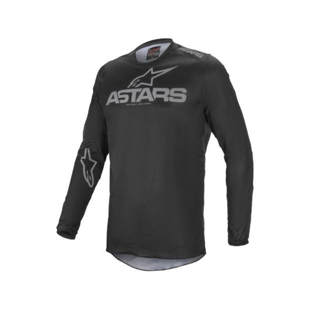 חולצת רכיבה FLUID GRAPHITE שחור/אפור כהה