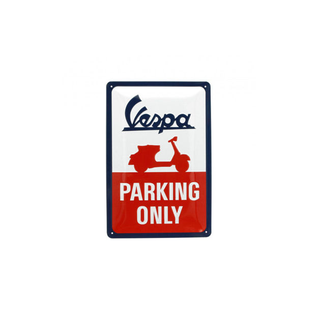 שלט 20X30 VESPA PARKING ONLY