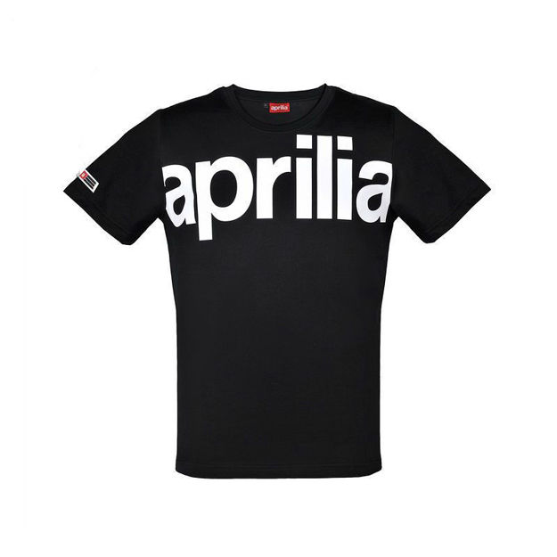 חולצת-T אפריליה שחור APRILIA