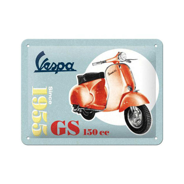 שלט ווספה 15X20 VESPA GS150 SINCE 1955