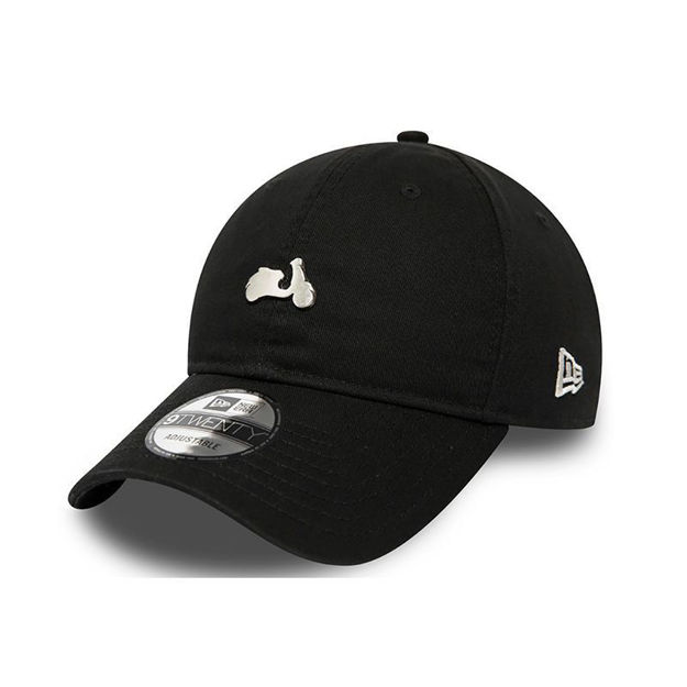 כובע וספה שחור VESPA 