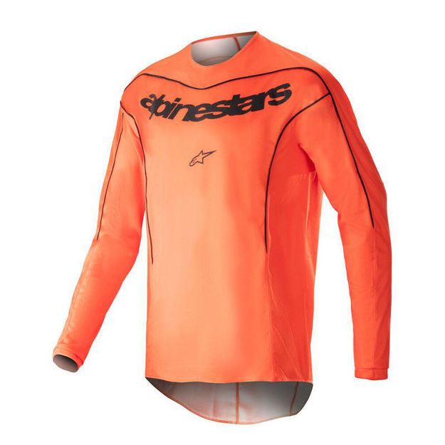 חולצת רכיבה FLUID LURV כתום לוהט/שחור  ALPINESTARS