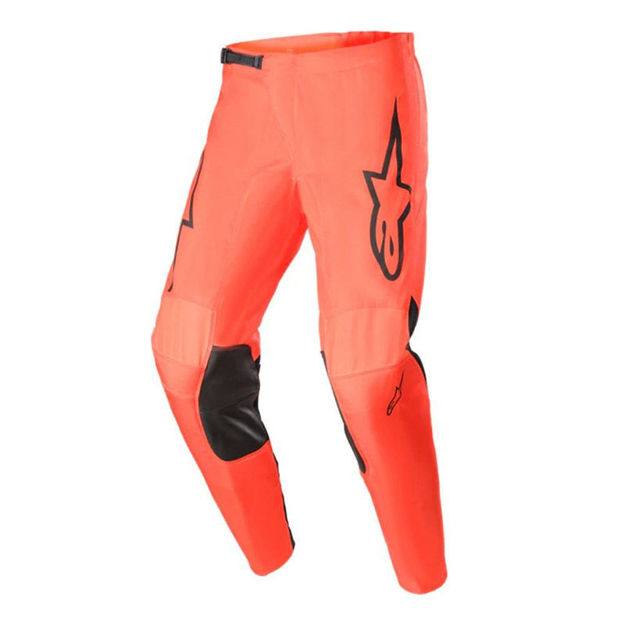 מכנסי רכיבה FLUID LURV כתום לוהט/שחור  ALPINESTARS