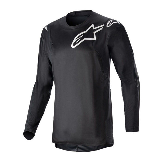 חולצת רכיבה RACER GRAPHITE שחור/שחור ALPINESTARS