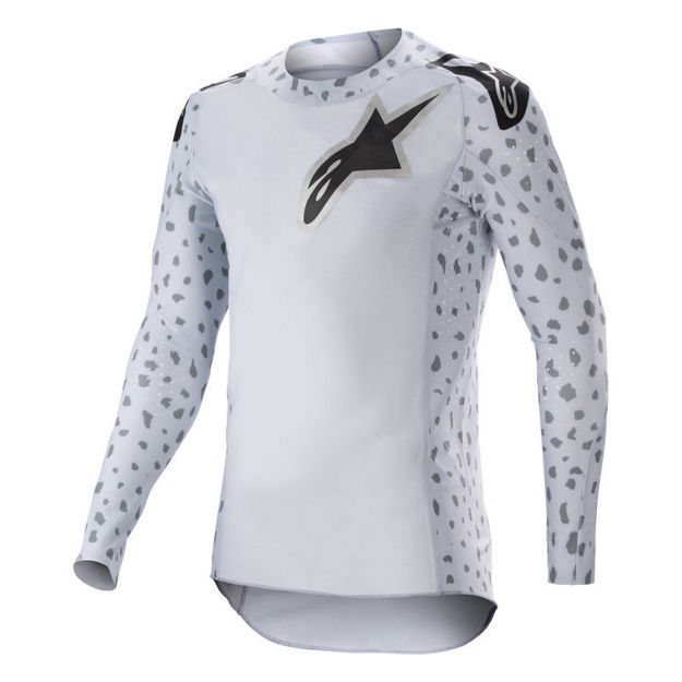 חולצת רכיבה SUPERTECH NORTH אפור/שחור  ALPINESTARS