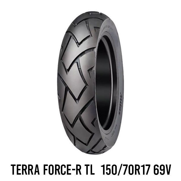 צמיג אחורי מסדרת TERRA FORCE-R במידה 150/70R17  בסיווג 69v