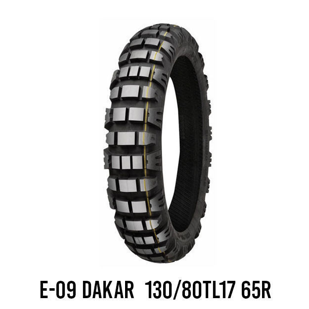 צמיג אדוונצ'ר אחורי MITAS E-09 DAKAR 130/80TL17 65R