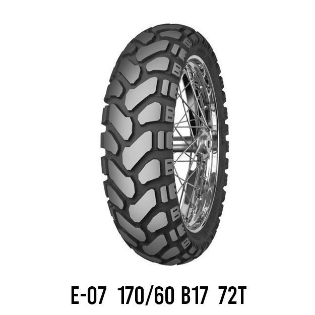 צמיג אדוונצ׳ר אחוריMITAS E-07 TL 72T 170/60 B17