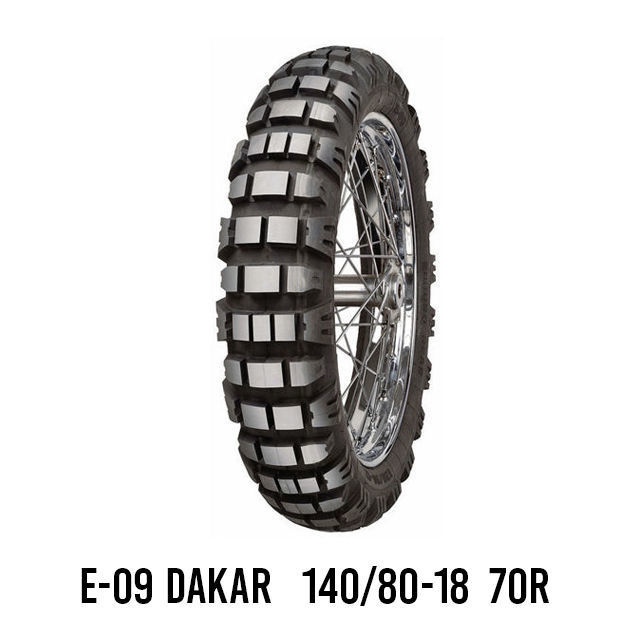 צמיג אדוונצ׳ר אחורי MITAS E-09 Dakar 70R 140/80-18
