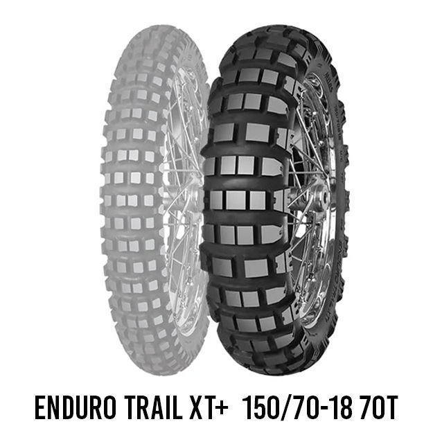 צמיג אדוונצ'ר אחורי MITAS ENDURO TRAIL XT+ 150/70-18 70T