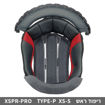 ריפוד ראש לקסדת SHOEI XSPR-PRO מידה XS-S