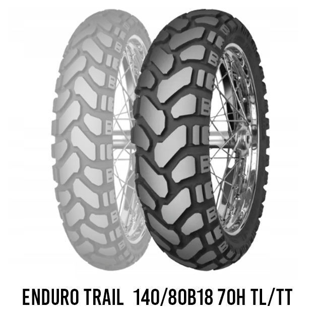 צמיג אדוונצ׳ר MITAS ENDURO TRAIL 140/80-B18 70H
