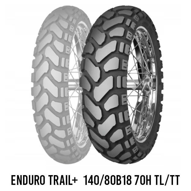 צמיג אדוונצ׳ר MITAS ENDURO TRAIL+ 140/80-B18 70H