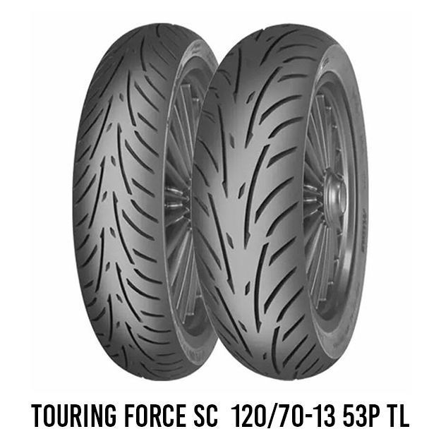 צמיג לקטנוע MITAS TOURING FORCE SC 120/70-13 53P