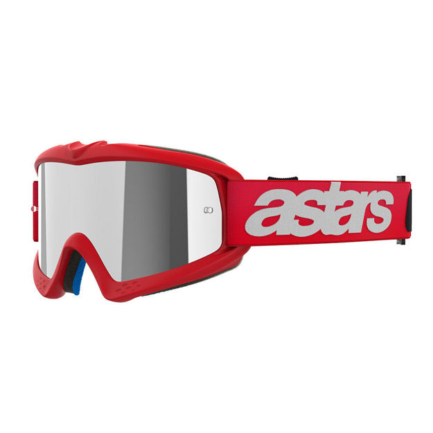 משקפי אבק ילדים ALPINESTARS VISION YOUTH BLAZE אדום/מראה/כסף