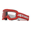 משקפי אבק ALPINESTARS VISION 3 WORDMARK אדום/שקוף