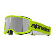 משקפי אבק ALPINESTARS VISION 3 WORDMARK צהוב/מראה/כסף