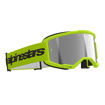 משקפי אבק ALPINESTARS VISION 3 WORDMARK צהוב/מראה/כסף