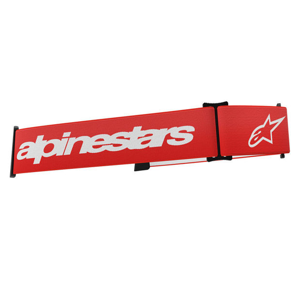 רצועה למשקפי אבק ALPINESTARS SUPERTECH אדום/לבן