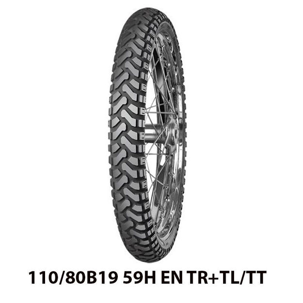 צמיג קדמי MITAS  110/80B19 59H EN TR+TL/TT