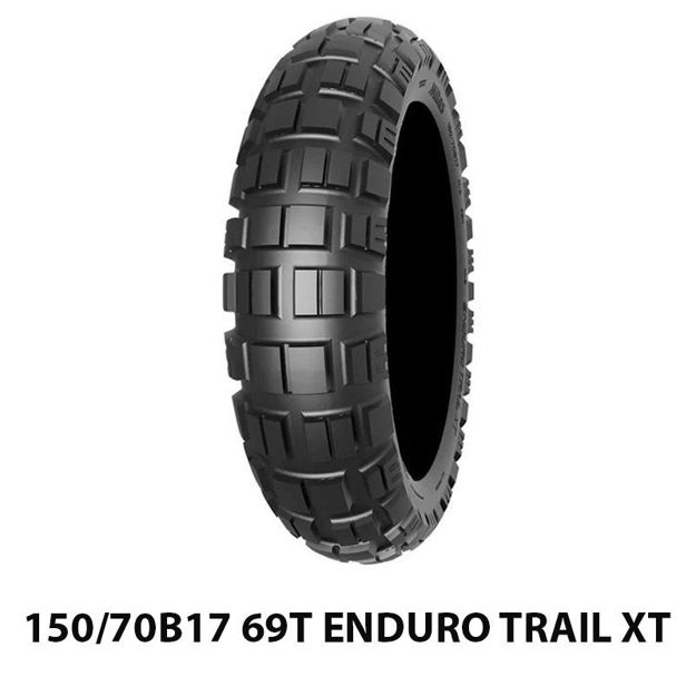 צמיג אחורי MITAS 150/70B17 69T ENDURO TRAIL XT+ DAKAR TL/TT