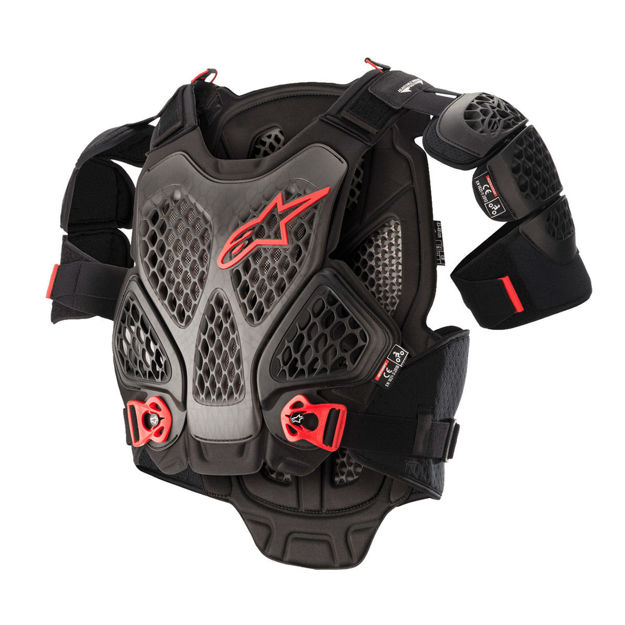 מגן חזה  ALPINESTARS A-6 שחור/אפור/אדום