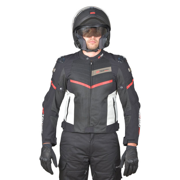 מעיל קיץ BLADE PREMIUM GP TEN שחור/אדום/לבן
