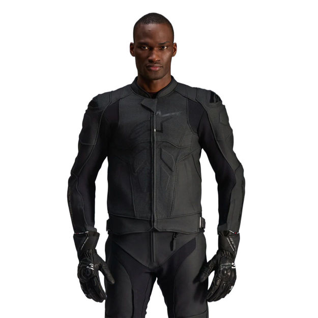 מעיל עור DUST A.F שחור