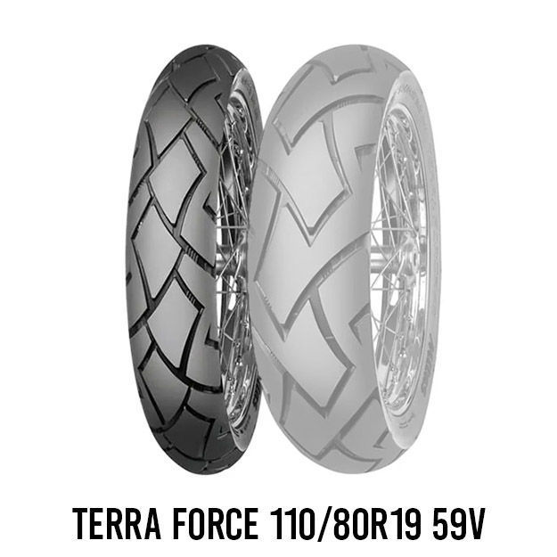 צמיג אדוונצ'ר/טורינג קדמי MITAS TERRA FORCE 110/80R19 59V