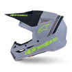 קסדת שטח ALPINESTARS S-M3 RADIUM אפור/שחור/צהוב מט