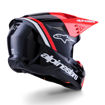 קסדת שטח ALPINESTARS S-M3 RADIUM שחור/אדום/לבן