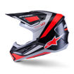 קסדת שטח ALPINESTARS S-M7 RISE שחור/כסף/אדום