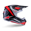 קסדת שטח ALPINESTARS S-M7 RISE שחור/כסף/אדום