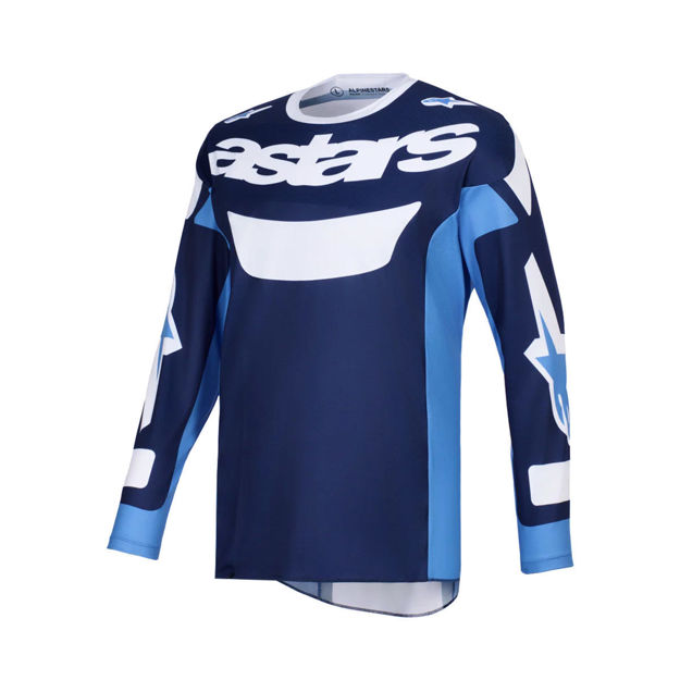 חולצת רכיבה RACER RIWAY כחול אוקלה/לבן