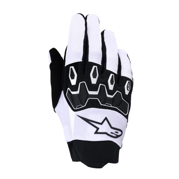 כפפות FULL BORE V2 אפור בהיר/שחור