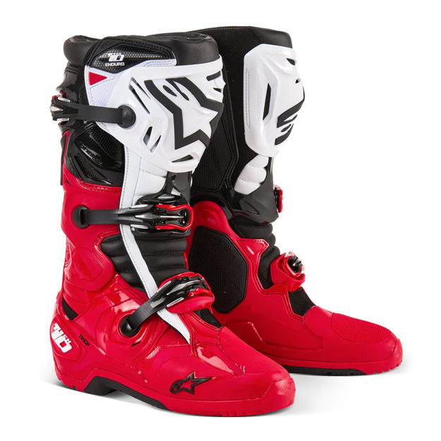 מגפי TECH 10 ENDURO אדום כחול לבן