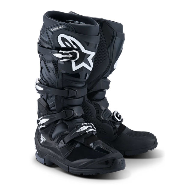 מגפי TECH 7 ENDURO שחור אפור לבן