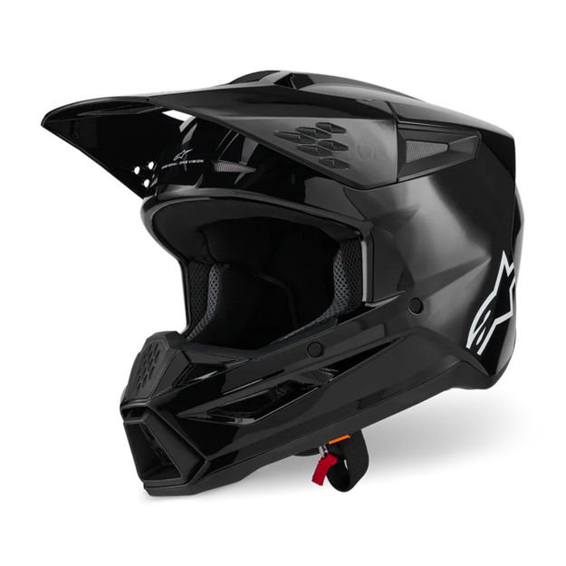 קסדת שטח ALPINESTARS S-M3 SOLID שחור