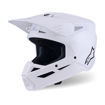 קסדת שטח ALPINESTARS S-M3 SOLID לבן