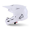 קסדת שטח ALPINESTARS S-M3 SOLID לבן