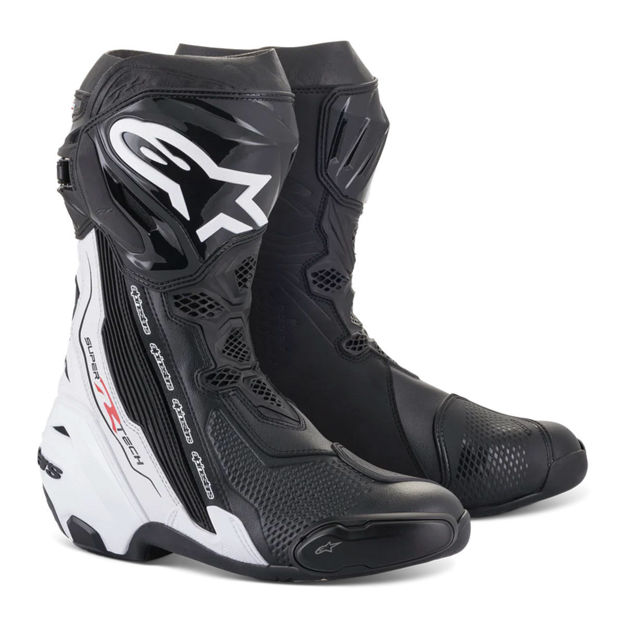 מגף רכיבה  ALPINESTARS SUPERTECH R שחור/לבן