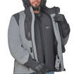 מעיל רכיבה חורף GLAICER שחור/אפור BLADE PREMIUM