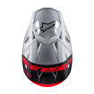 קסדת שטח ALPINESTARS SUPERTECH S-M10 FLOOD כסף/שחור/כתום