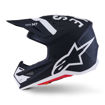 קסדת שטח ALPINESTARS S-M7 DASHER שחור/לבן מט