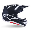 קסדת שטח ALPINESTARS S-M7 DASHER שחור/לבן מט